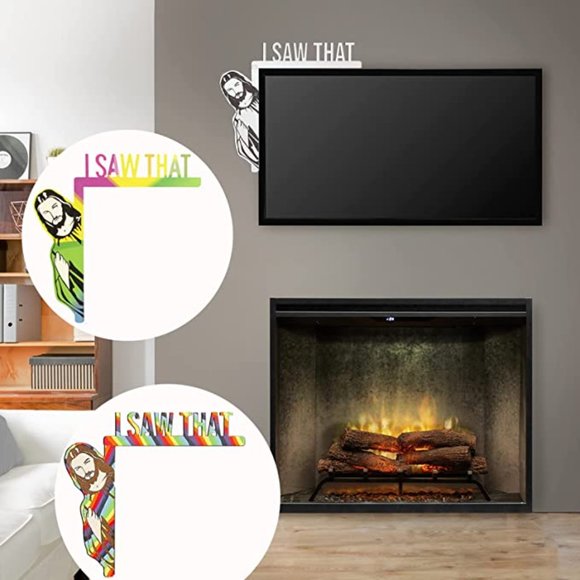 Door Frame Jesus I Saw That, Creative Funny Door Corner Hanger, Home Decor - Picture 1 of 7